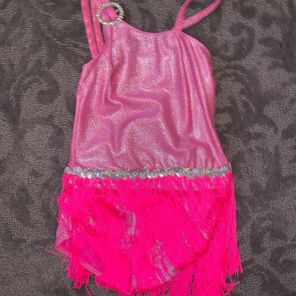 Kids dance costume with gloves